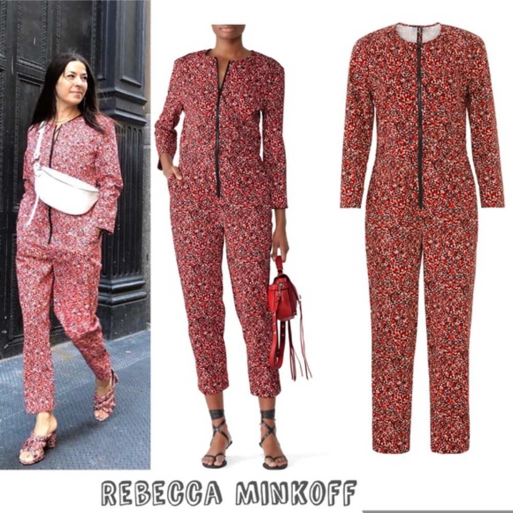 NWT Rebecca Minkoff Red Clover Jumper Jumpsuit - Picture 2 of 16